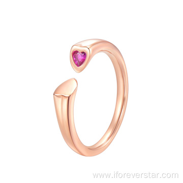 Rose Gold Fine Jewelry 925 Silver Custom Ring